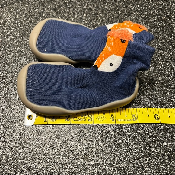 4/$20 Blue Toddler Shoe Socks - Picture 2 of 3